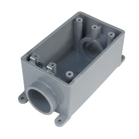 2 inch conduit junction box|outlet box with conduit.